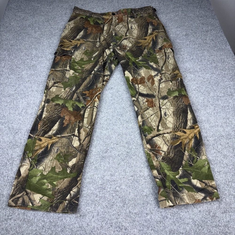 Vintage Realtree Liberty Hunting Camo Pants Mens 38-40 Hardwoods Outdoor Utility